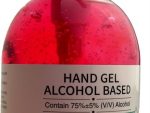 Casey TI Techn 500ml Strawberry Red Hand Sanitiser in Pump Spray Bottle-75% Alcohol
