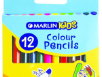 Marlin Kids Colour Pencils Short ( Pack of 12 )