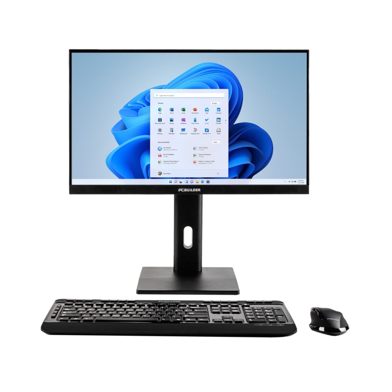 PCBuilder FUSION AiO Desktop PC | 24" | Intel Celeron G6900 | 8GB | 480GB | Windows 11 Home