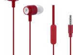 Pro Bass Catalyst series Packaged Aux earphone With Mic - Red