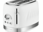 Boden Stark 2 Slice Stainless Steel Toaster White