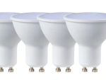 Switched 3W GU10 Rechargeable Bulb-Cool White 4 Pack