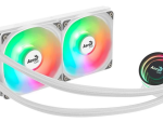 AeroCool OASIS L240 ARGB AIO Liquid Cooler, 240mm — White
