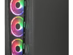 AeroCool Prism G-BK-v3, Black, Tempered Glass