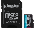 Kingston Canvas Go! Plus G4 256GB microSD Memory Card