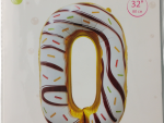 Casey 102cm Donut Balloon Number 0