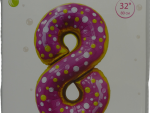 Casey 102cm Donut Balloon Number 8