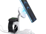 Choetech T586-F 3in1 Wireless charger 15W-White