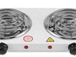 Casey Koala Electric 2 Hot Plate Spiral Stove Colour: White