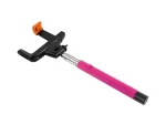 Geeko Z07-5 Monopod Selfie Stick - Pink