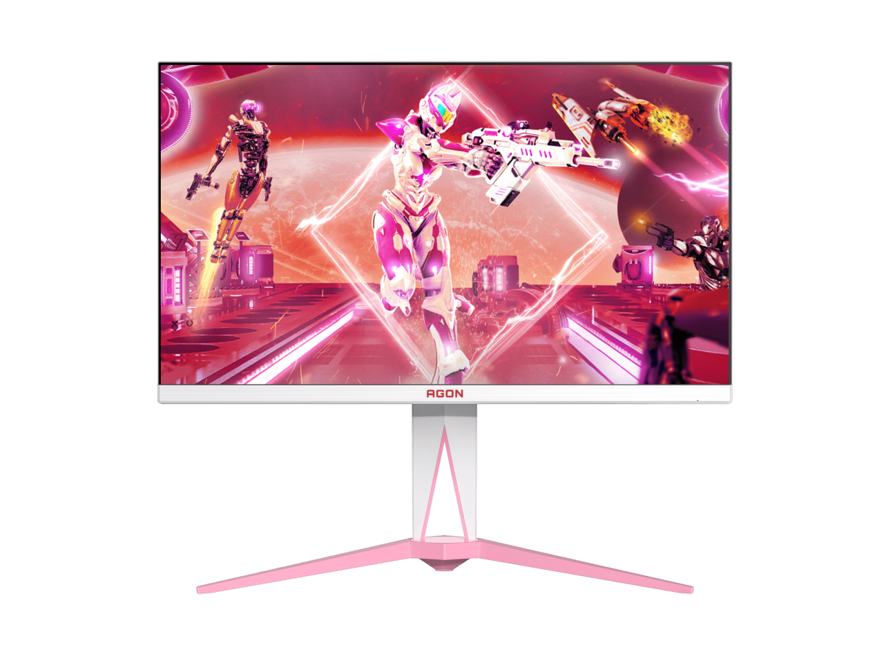 AOC AG275QXR Agon Pink Gaming Monitor |27" | IPS FHD 165Hz | 1ms | HDMI DP | Vesa | Flicker Free | Low Blue Mode | Free Sync Premium
