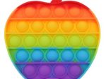Sceedo Pop It Bubble Apple Fidget - Rainbow
