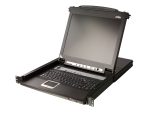 Aten 16-Port 19'' VGA LCD Integrated USB/PS2 Combo KVM with an Extra Console