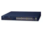 Planet  24-Port 10/100/1000T 802.3at PoE + 2-Port 100/1000X SFP Manage