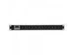 Zone 16A PDU 3.0m (2.5mm2) Cable, 19' Rack Mount, 12 Way C13 , Circuit Breaker, IEC 60309 Plug