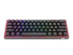 Redragon K617 FIZZ 60% Wired RGB Gaming Keyboard - Black