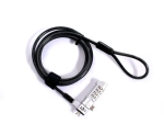 MECER 4-DIAL NOTEBOOK NANO/ T-Bar Compatible CABLE LOCK.