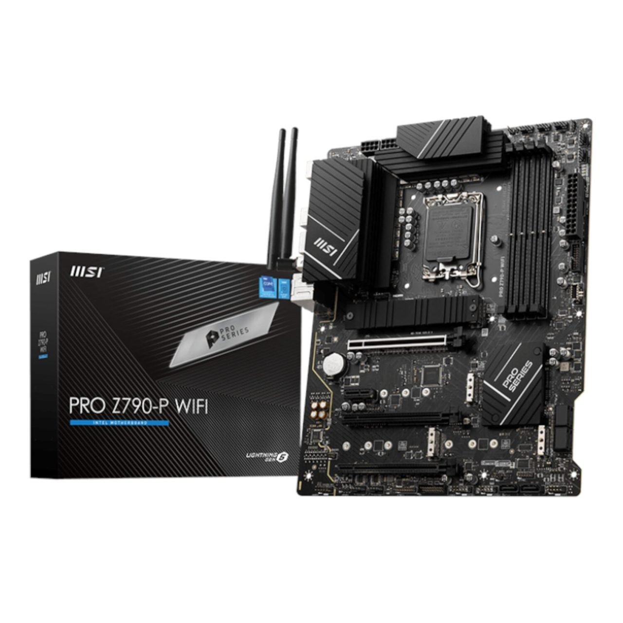 MSI PRO Z790-P WIFI Motherboard - Intel Z790, Wi-Fi 6E, DDR5, ATX