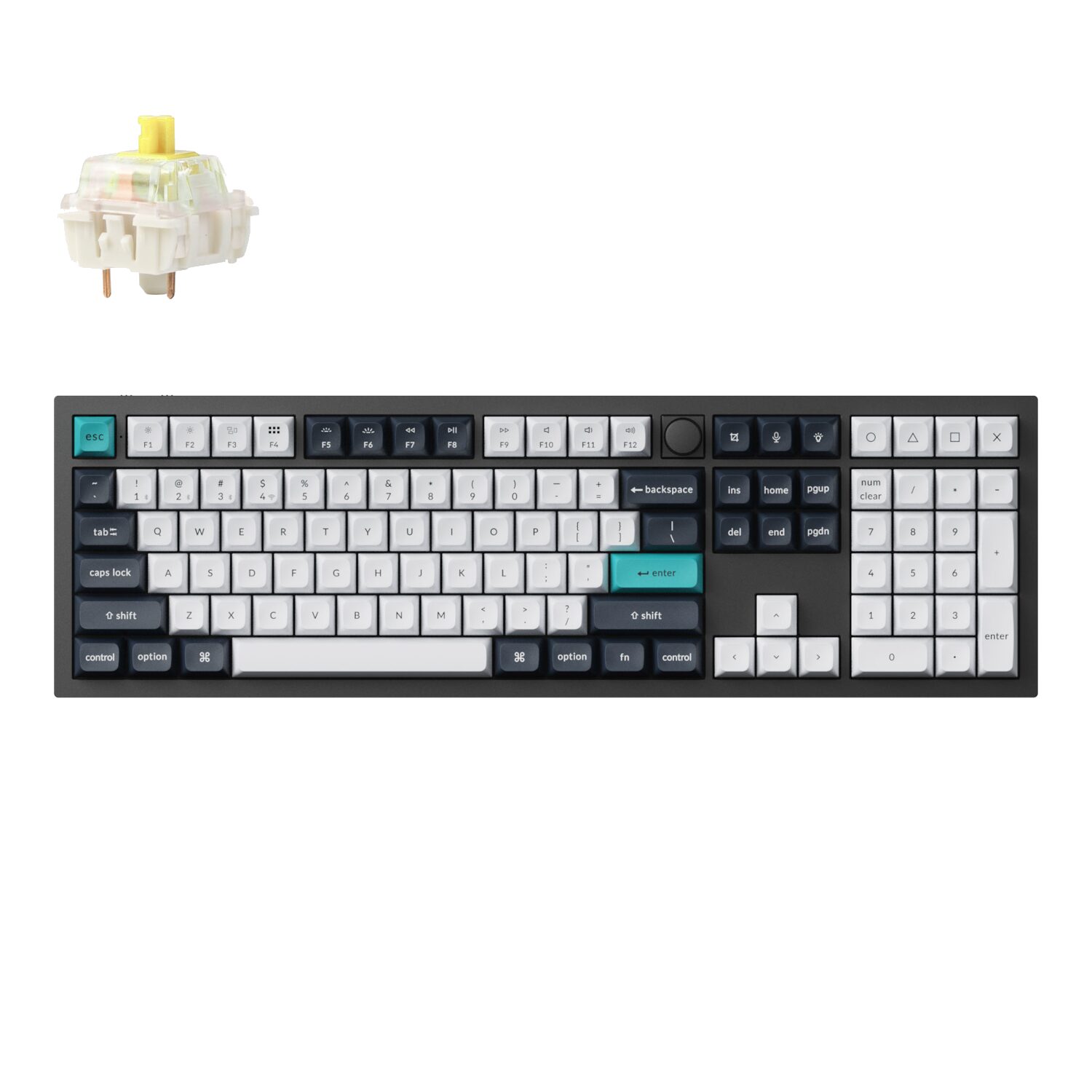 Keychron Q6 Max QMK/VIA Wireless Mechanical Keyboard (Full-Size, on Jupiter Banana)