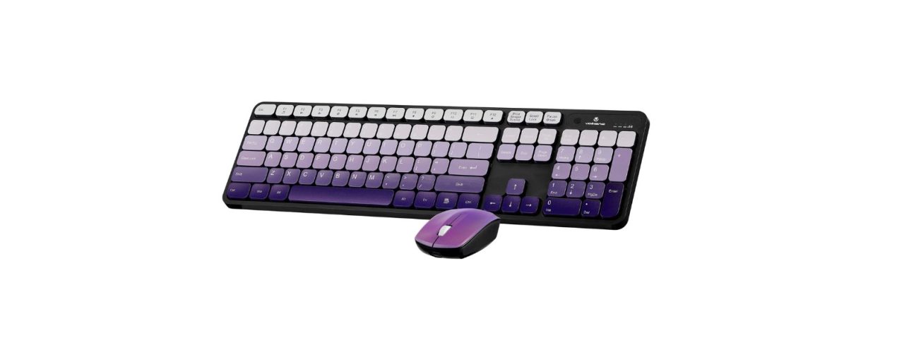 Volkano Prism Series BT Dual Mode Rechargeable Keyboard and Mouse comb