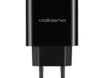 Volkano Cupla series 5V/2.4A 12W Dual USB-A & USB-C wall charger - Black