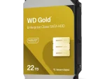 22TB Western Digital Gold, 3.5", 7200RPM, SATA, 512MB Cache, Enterprise HDD
