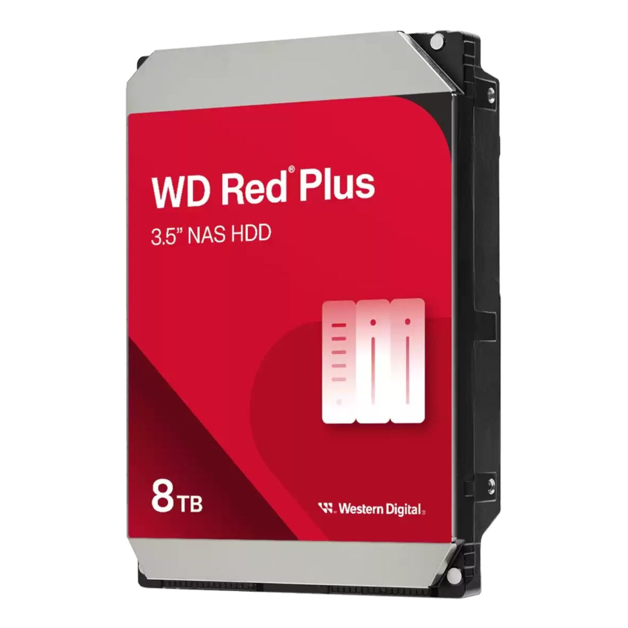 Western Digital Red Plus 8TB NAS HDD - Reliable 3.5" SATA Drive for NA