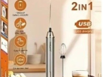 Sokany 2 IN 1 USB Rechargeable Milk Frother & Egg Beater