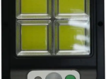 The Solarix Jortam 300W Solar Powered Street Lamp - Yellow