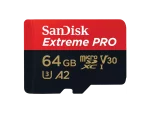 Sandisk Extreme Pro 64GB 4K Video MicroSDXC Card with Adapter