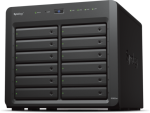 Synology 12-Bay Enterprise Desktop NAS; expandable up to 36 bays with expansion