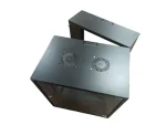 Zone Lite 4U 400 + 100 deep Swing Frame Wall Mount Cabinet with Fan