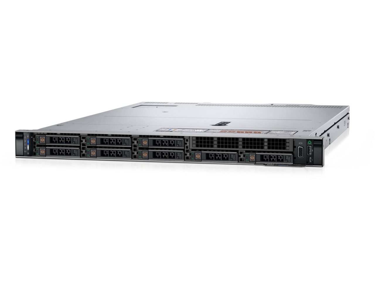 Dell PowerEdge R450 1U Rack Mount Server, Xeon Silver 4310 3.3Ghz, 16GB RAM, 2TB HDD, No OS, 4x 3.5" bays