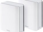 Asus Zen WiFi BT8 BE1400 WiFi 7 Tri-Band AiMesh 2.5 Gigabit White Wireless Router Mesh Node - 2-Pack