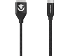 Volkano Braids Series Nylon Braided Type-C Cable 1.2m - Black