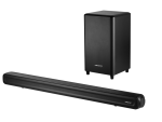 VolkanoX Supersonic 2 Series 2.1 200 W Soundbar System with Wireless Subwoofer – Black