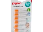 Pigeon Safety Pins 6's Large