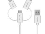 3-in-1 Cirago Sync Charge Cable (white) ***New Launch***