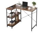 Everfurn Anthony L Shaped Work Desk Corner DeskSteel Frame