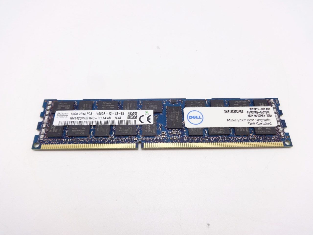 16GB Sk-Hynix/Dell, PC3-14900 CL13 ECC Registered Dual Rank DDR3 (1866