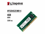 4GB Kingston, DDR4-3200Mhz, PC4-25600, CL22, 1.2V, SODIMM, Laptop Memory