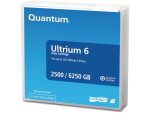Quantum LTO-6 (2.5TB / 6.25TB) Ultrium Tape Media Cartridge