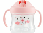Pigeon Mag Mag Straw Cup Matte Pink