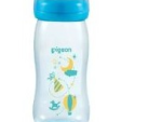 Pigeon Peristaltic Plus PP Bottle 240ml (M Hole) Blue