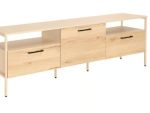 Everfurn Ellen TV Stand with Two Drawers and Cupboard