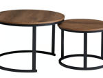 Everfurn Nile Nesting Coffee Table Mahogany 2 - Piece
