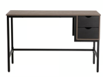 Everfurn Rampart Office Desk with Two Drawers Powder Coated Steel Adju