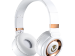 Volkano Lunar series Bluetooth headphones - White/Rose Gold