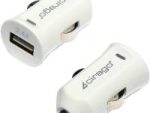Cirago Super Car Charger w/ 2.4A boost for all phones/iPADs (White)