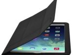 Cirago iPad Air  Leather  Slim-Fit  3-Fold Grame  Suede Lining Black